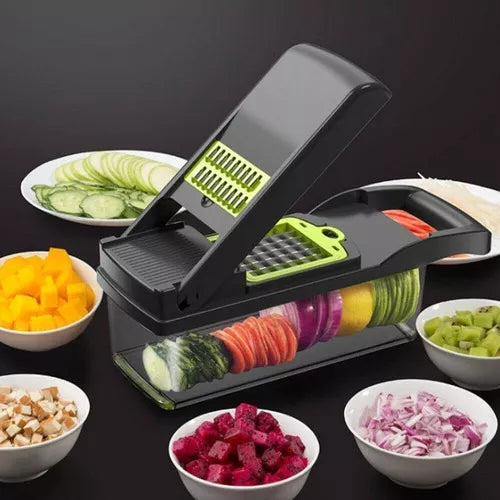 RALLADOR MULTI PROCESADOR MANUAL DE VERDURAS, VEGETALES Y QUESO 10 EN 1