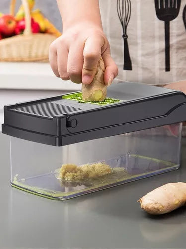 RALLADOR MULTI PROCESADOR MANUAL DE VERDURAS, VEGETALES Y QUESO 10 EN 1