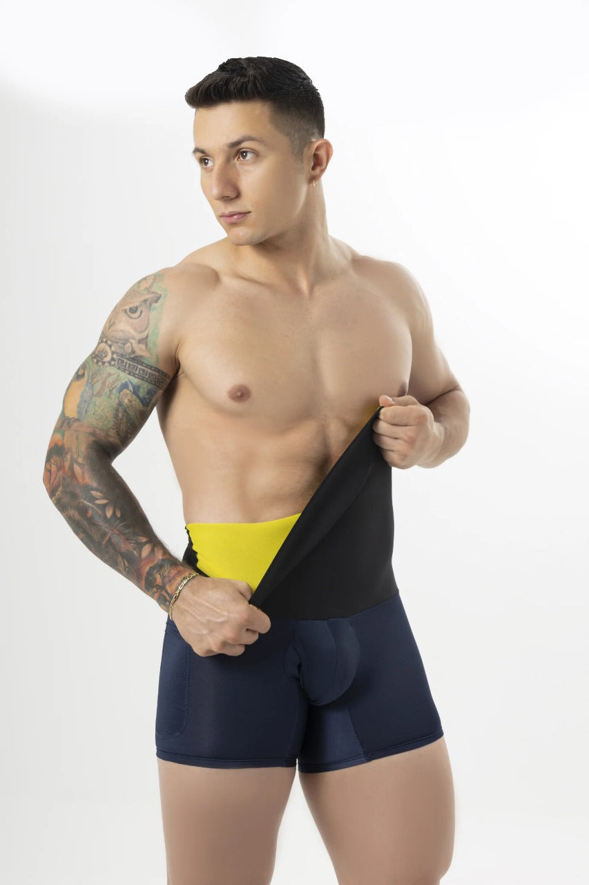Cinturón adelgazante para hombre, corsé moldeador de cuerpo para abdomen, faja moldeadora de abdomen, faja delgada para sauna