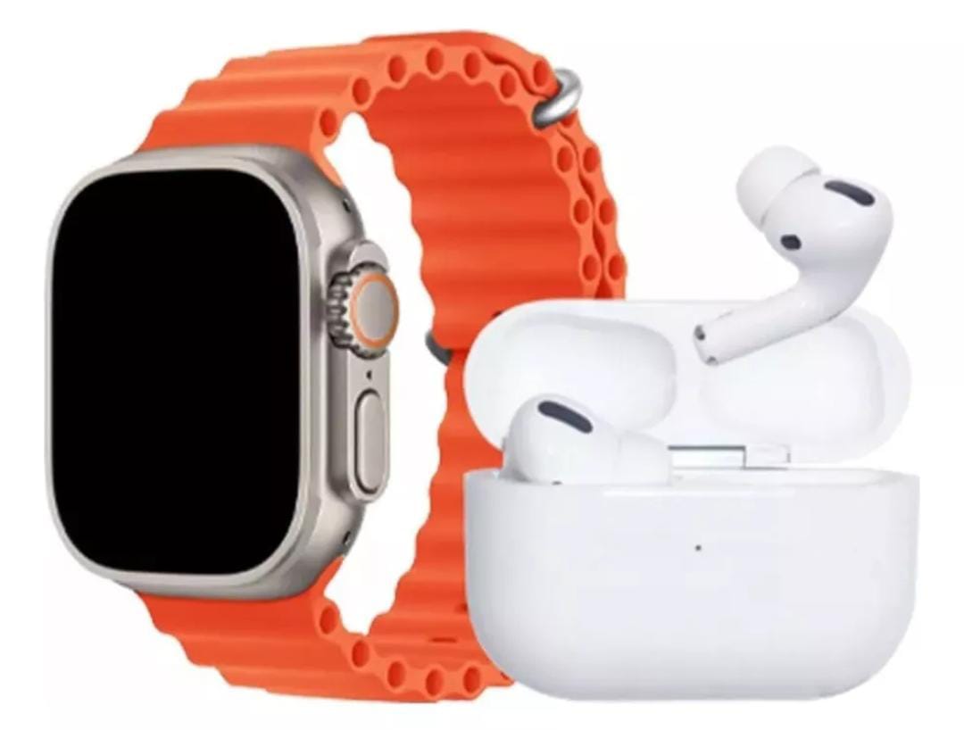 Reloj inteligente X90 Ultra 5 en 1 con auriculares, llamadas Bluetooth, seguimiento de salud, reloj inteligente de moda