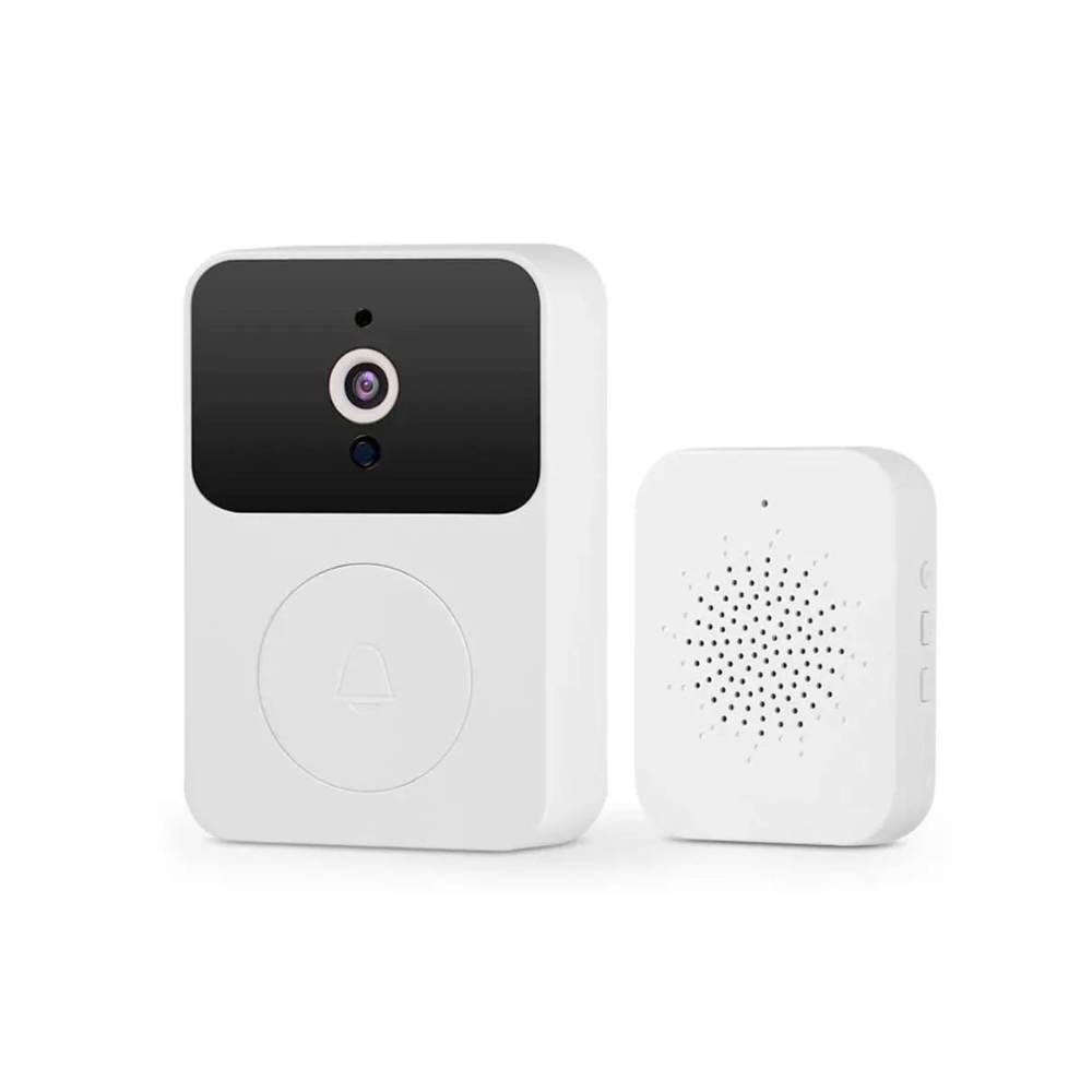 Timbre de puerta inteligente inalámbrico con WiFi, videoteléfono, cámara de seguridad, intercomunicador, timbre
