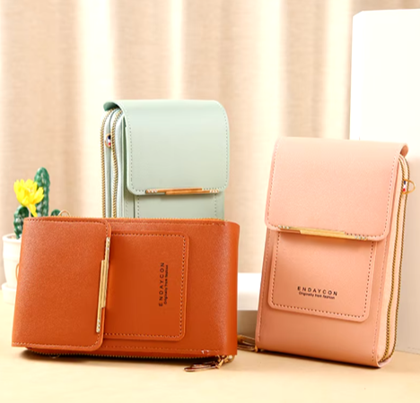 Bolso Billetera Porta Celular Manos Libres