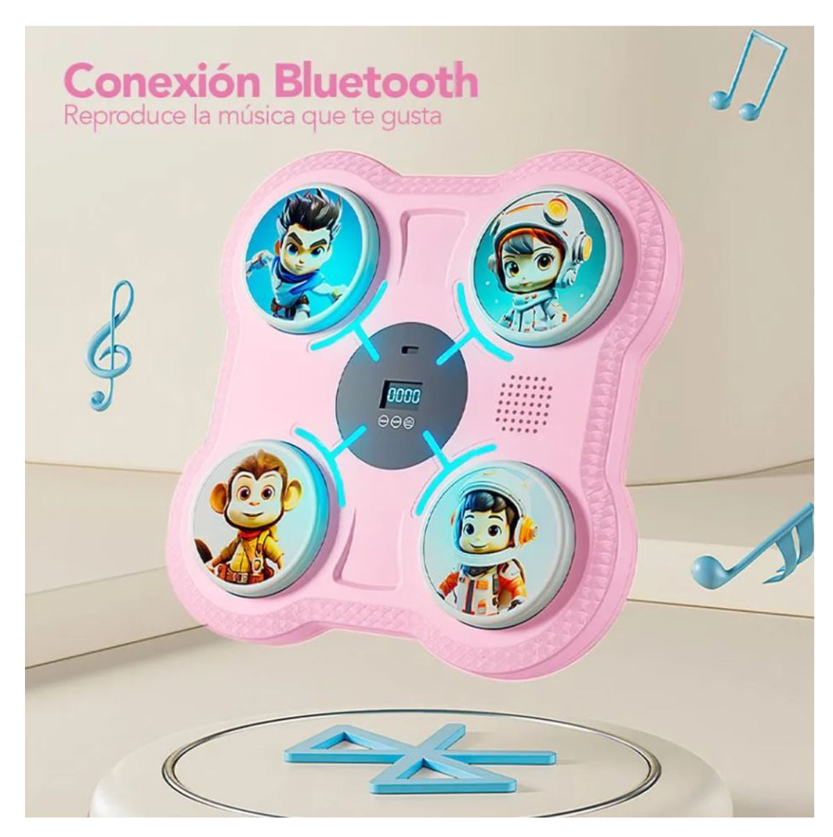 Máquina De Boxeo Para Niños Musical Inteligente Con Guantes