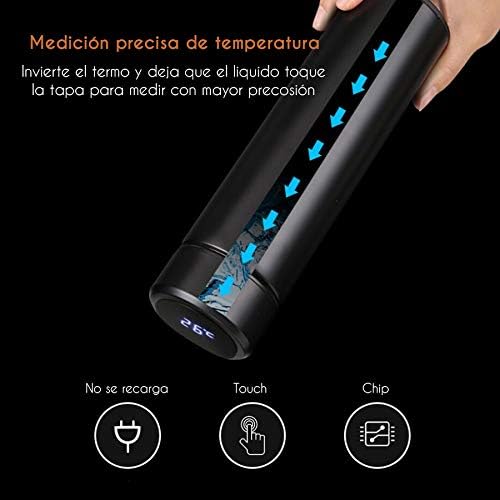 Termo Digital Inteligente De Acero Inoxidable 500ml