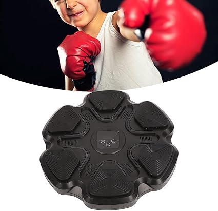 Máquina de boxeo inteligente con guantes de boxeo, entrenador montado en la pared, equipo de entrenamiento electrónico de boxeo con altavoces mejorados, proceso dinámico de fitness